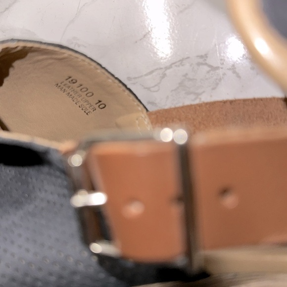 Sophia Milano size 10 leather block heel sandals - Picture 7 of 9